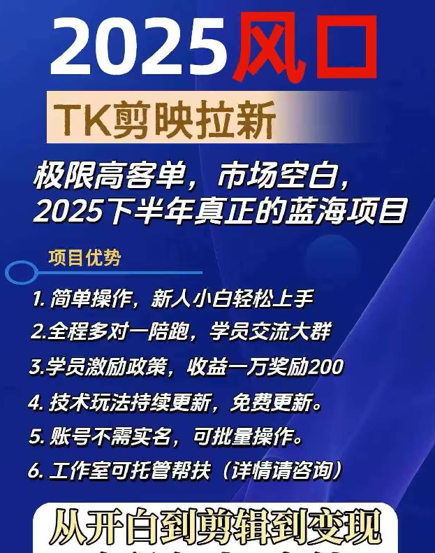 TK剪映capcut拉新项目(1280的项目)