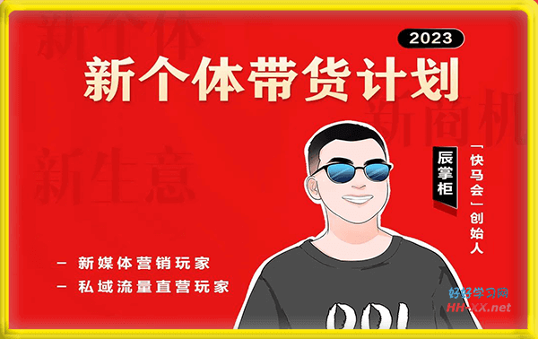 辰掌柜2023新个体带货计划