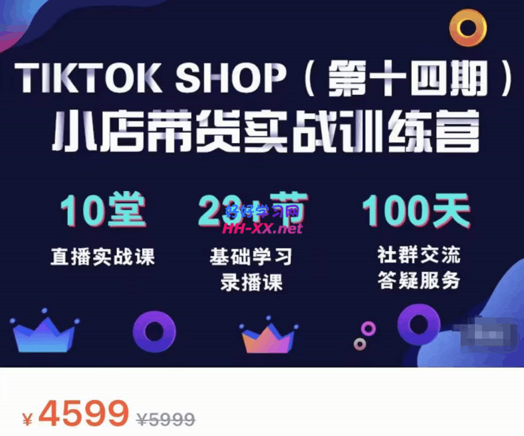 疯人院TikTok Shop本土+跨境 双店带货训练营(第十五期)