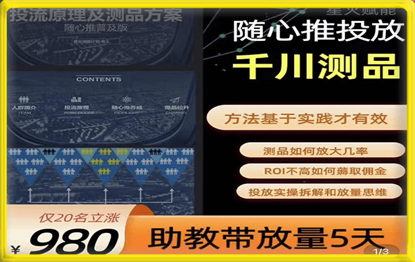 爱做号的老王·随心推+千川投流