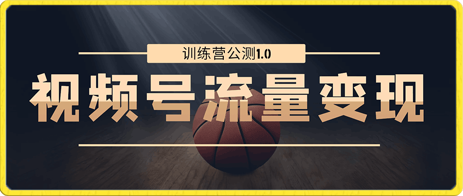 黄岛主-视频号流量变现副业训练营 · 公测1.0