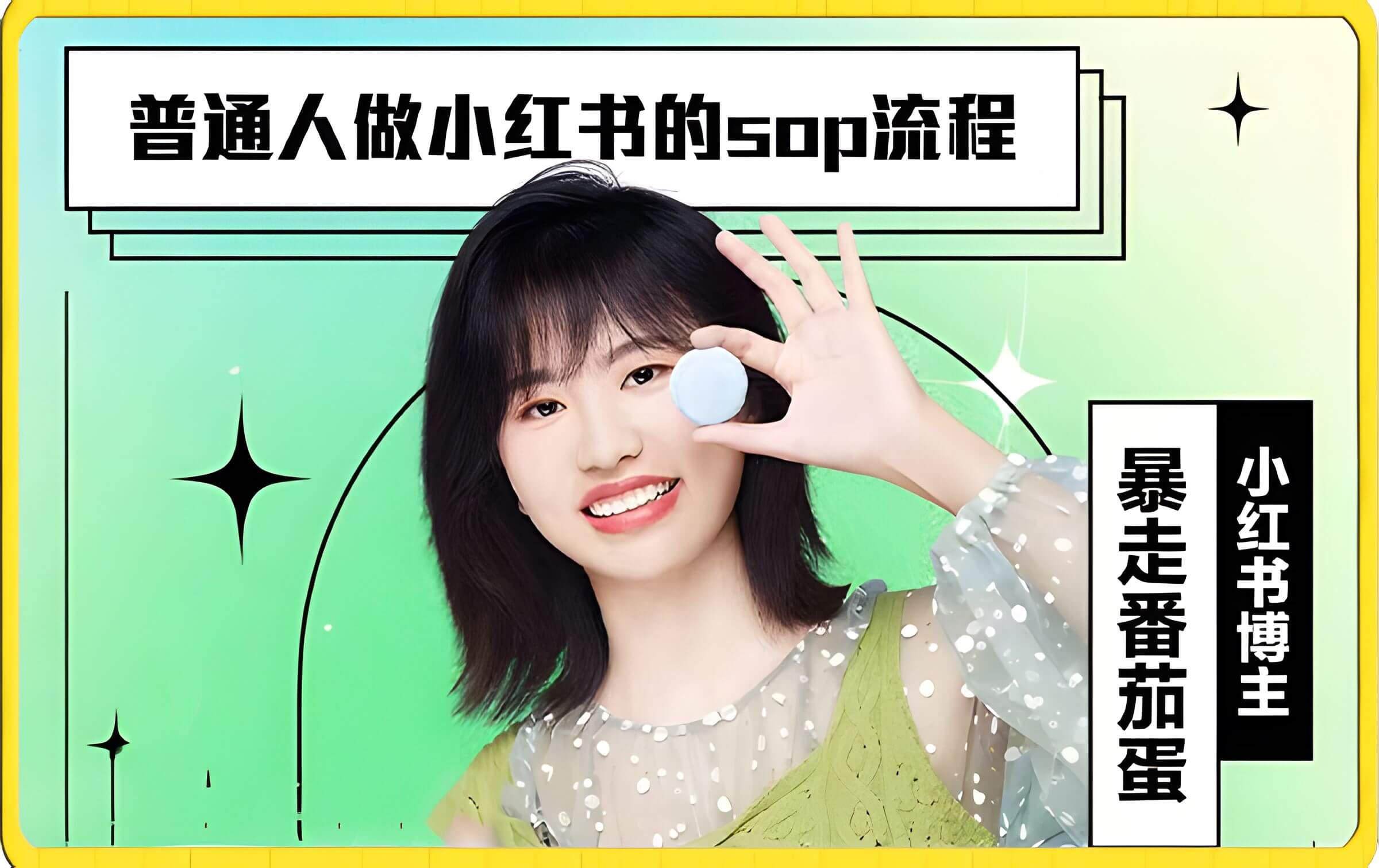 暴走番茄蛋–普通人做小红书的sop流程