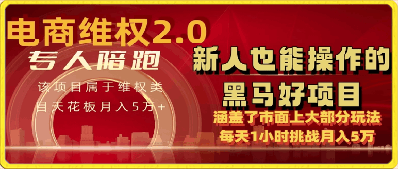 电商维权 4.0 如何做到月入 5 万+每天 1 小时新人也能快速上手【仅揭秘】
