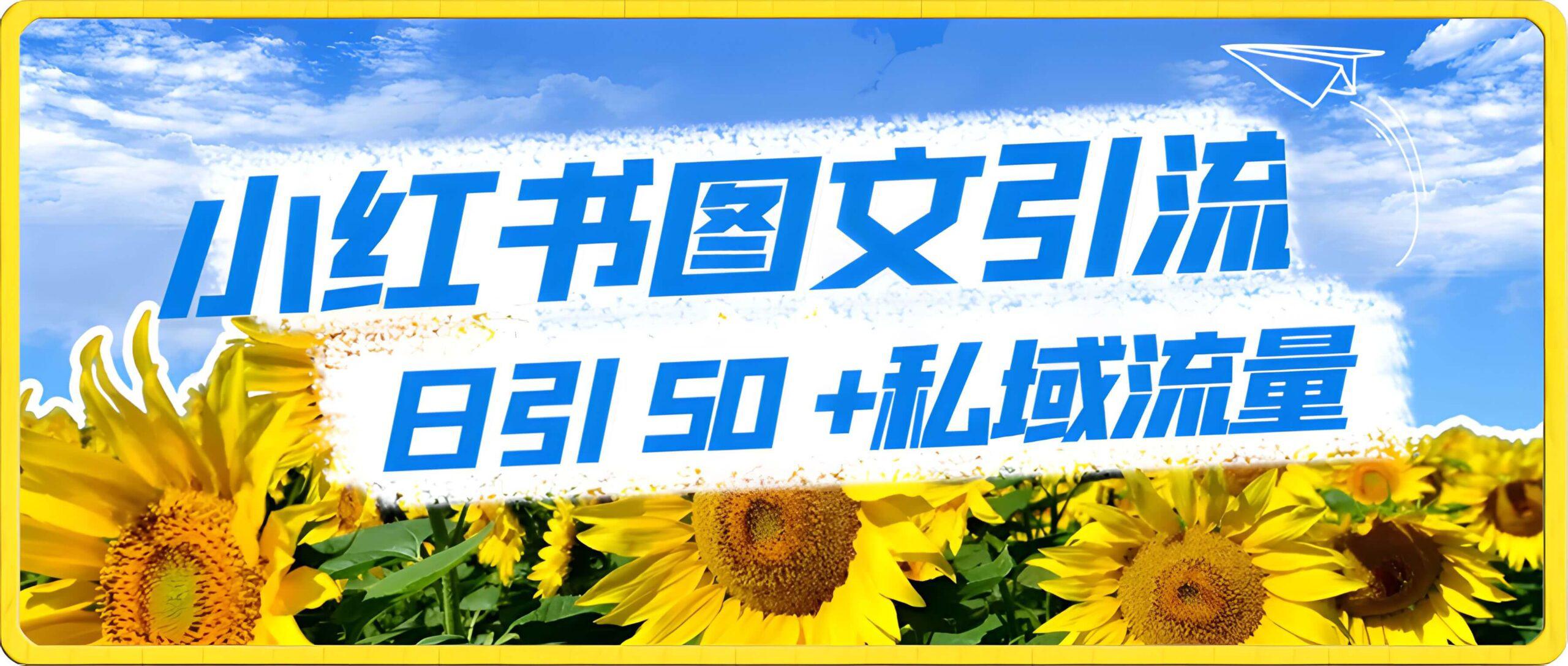 小红书图文引流日引50私域流量