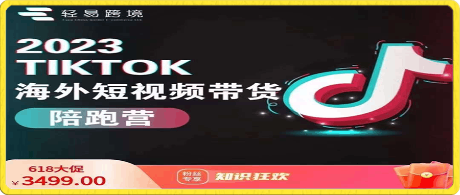 2023TikTok海外短视频带货陪跑营
