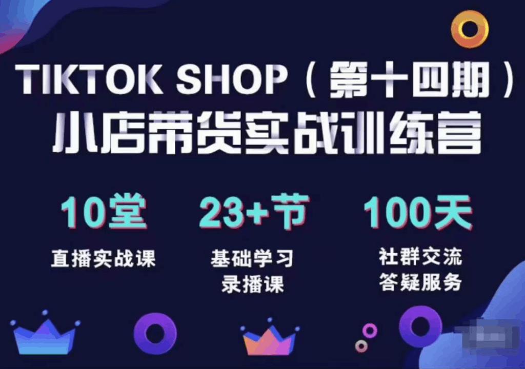 TikTok Shop全球店带货训练营(第十四期)