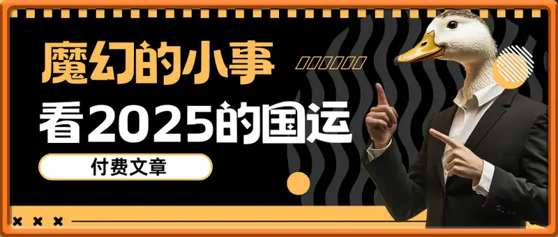 从一件魔幻的小事，看2025的国运-付费文章