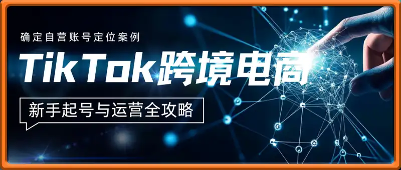 老吴·TikTok跨境电商新手起号与运营全攻略