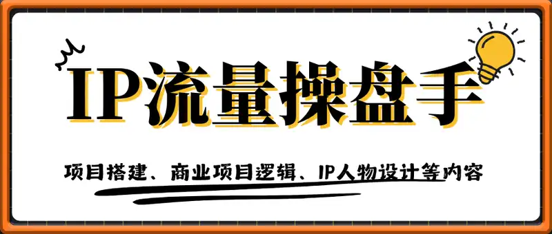 2025IP流量操盘手训练营