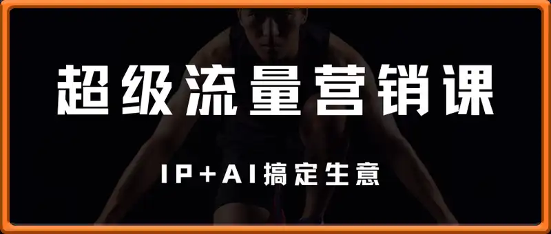 2025年5月最新超级流量营销课IP+AI搞定生意