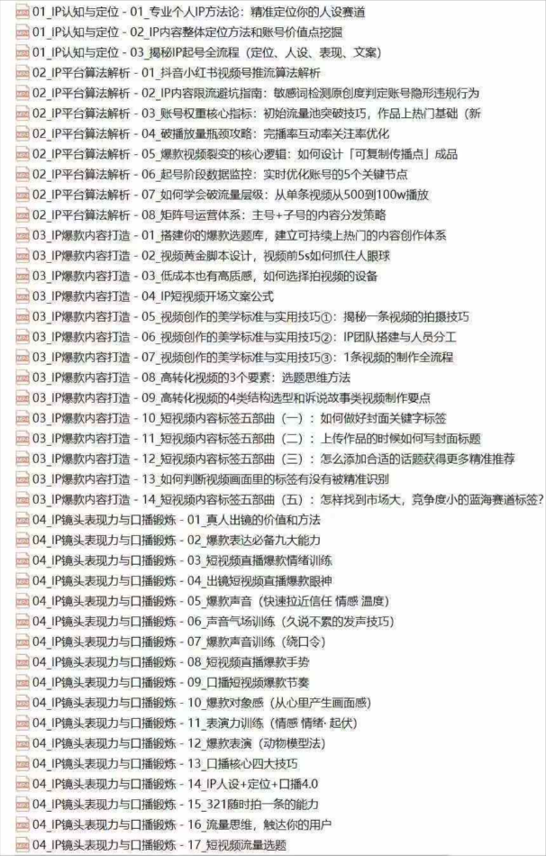 百万IP人设打造，从0-1稳抓平台流量