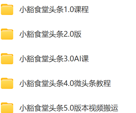 某某食堂头条1.0-5.0合集