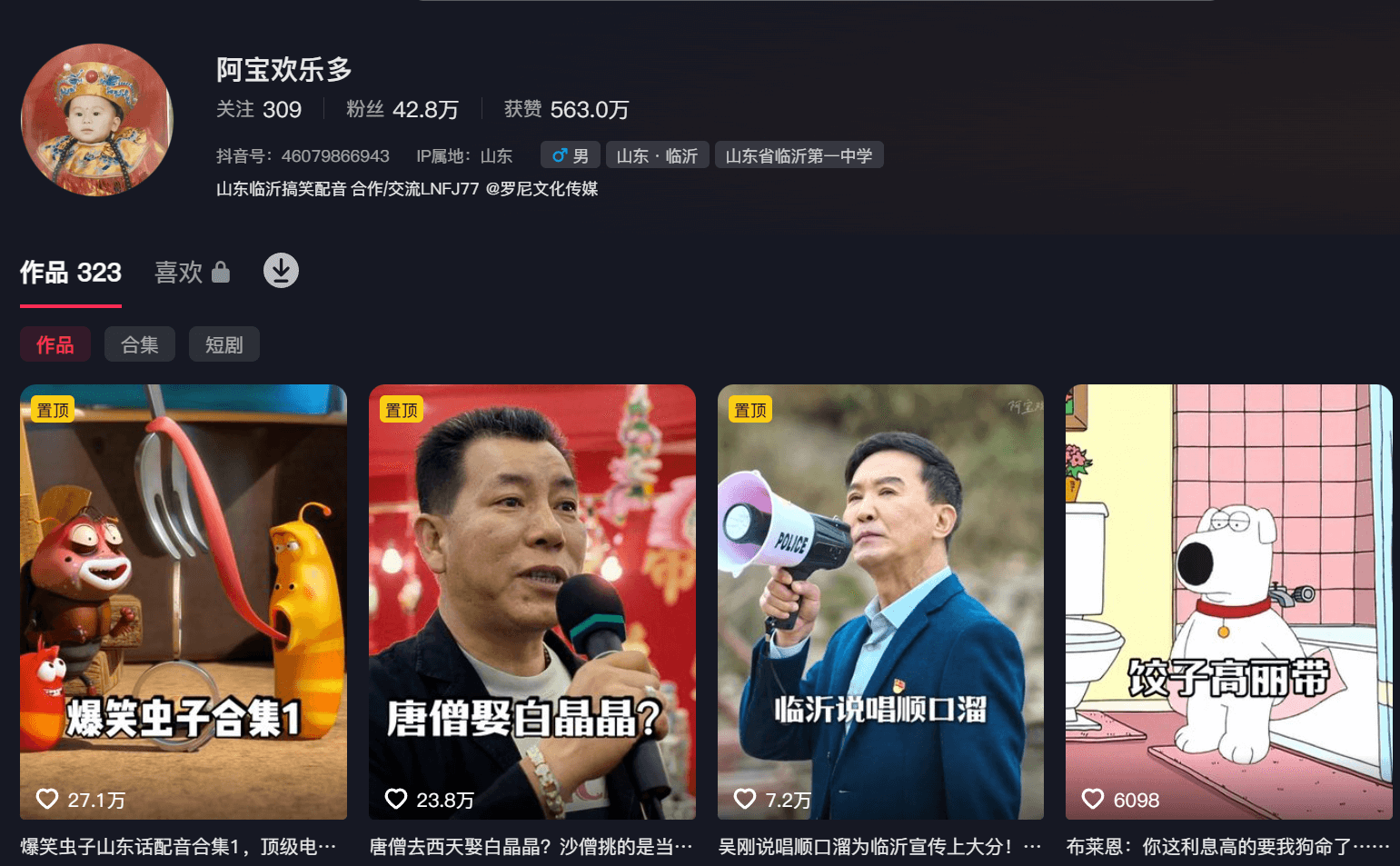 阿宝欢乐多-搞笑方言配音视频