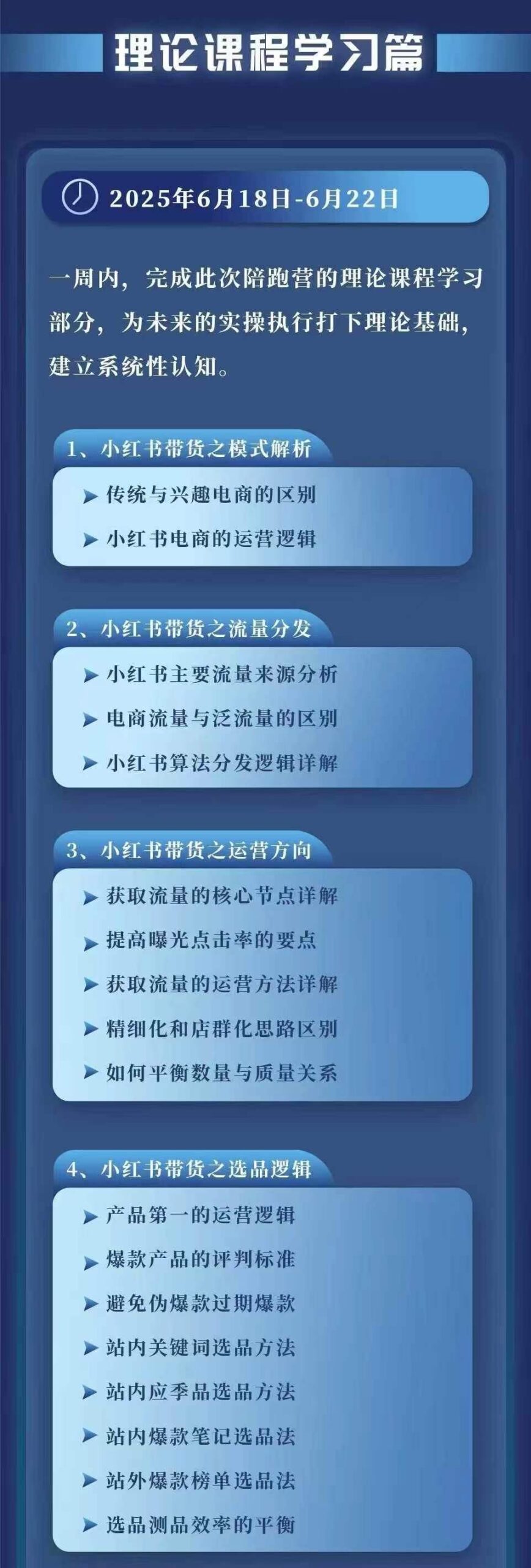 小红书带货训练营