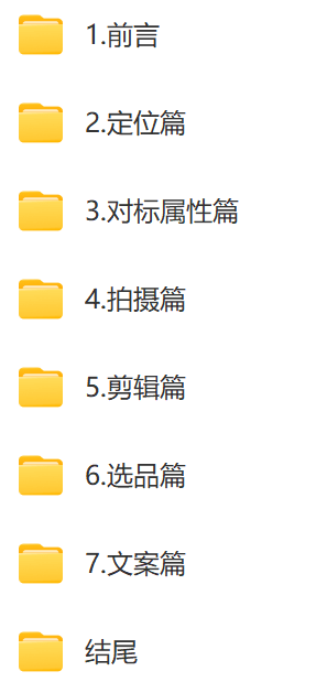林七七短视频带货课