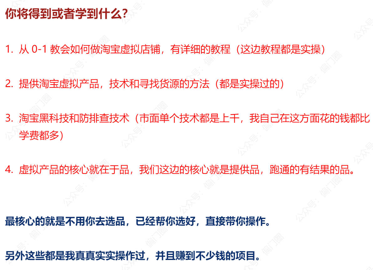 2025年淘宝虚拟店铺项目