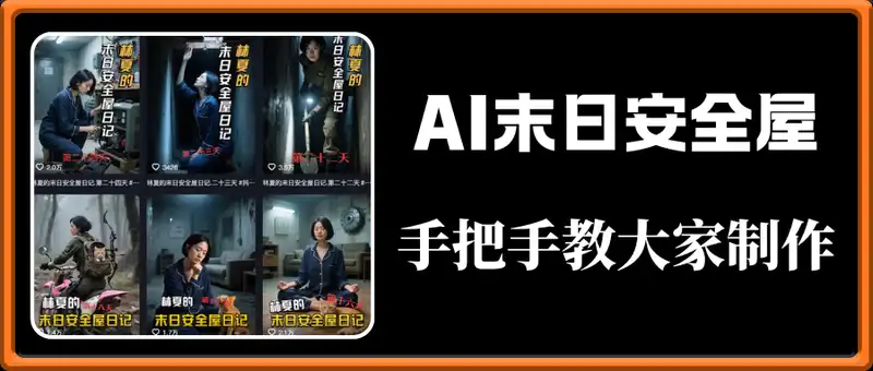 AI末日安全屋，全流程分享，手把手教大家制作