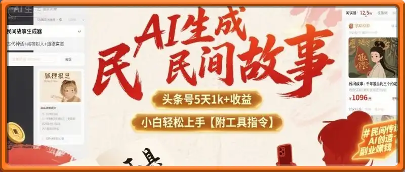 AI生成民间故事【附工具指令】