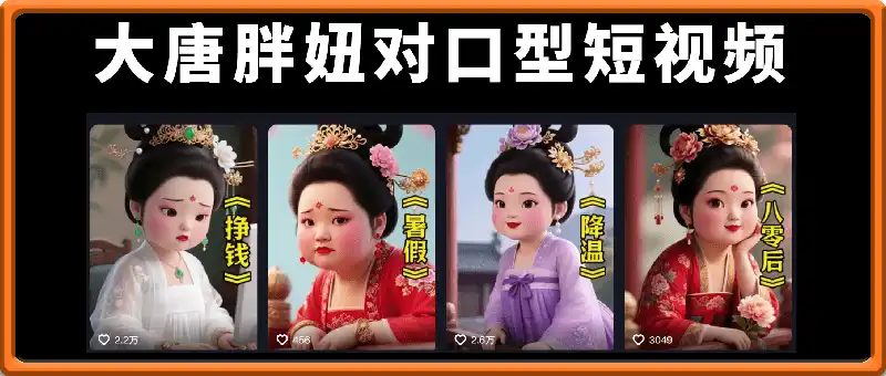 大唐胖妞对口型短视频