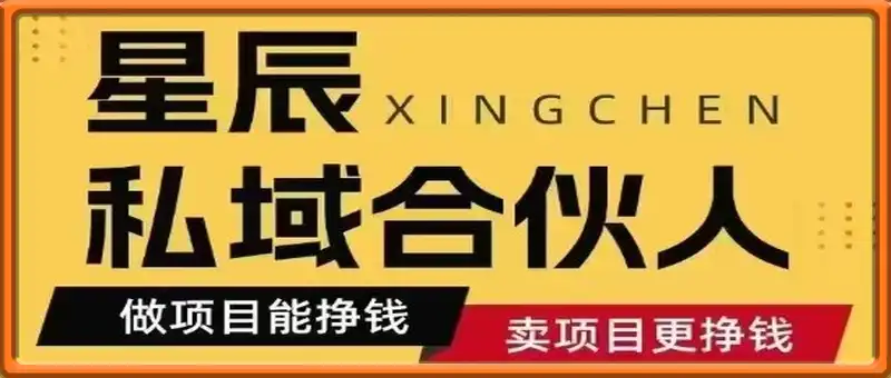 星辰私域项目合集，最新实操玩法，短期快速实现变现