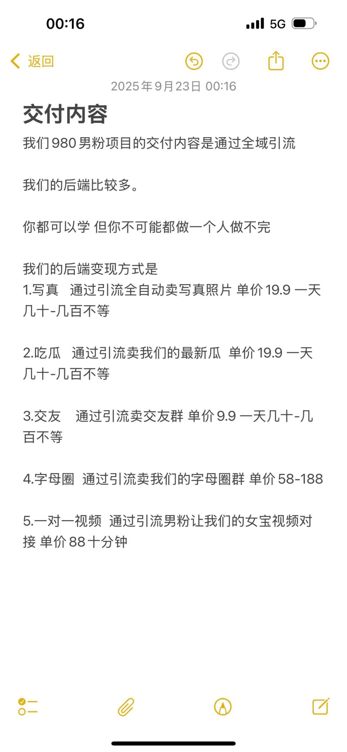 男粉变现项目