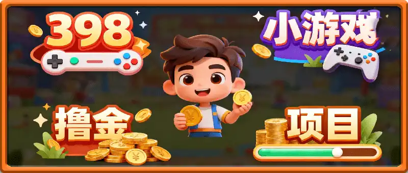收费398的小游戏.撸.金项目(小项目集合）