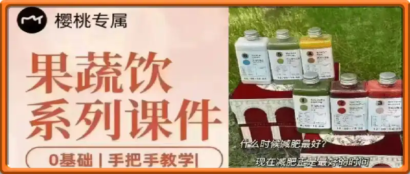 私域项目：果汁教学系列课程