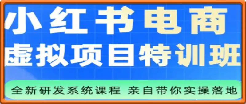 陸明明·小紅書虛拟項目特訓班(更新9月)